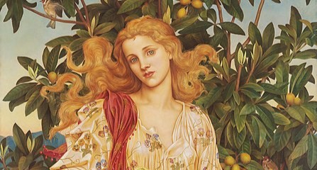 Evelyn De Morgan, “Flora,” 1894, Painting, Oil on canvas