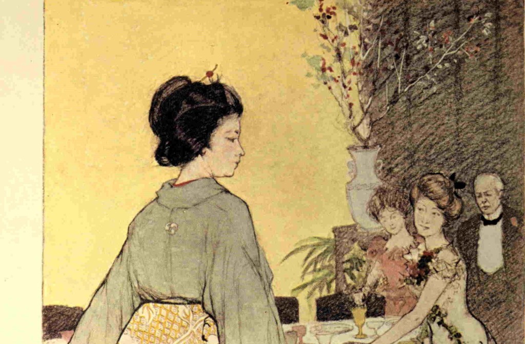 Genjiro Yeto, “The Guest of Honor,” Drawing, Frontispiece